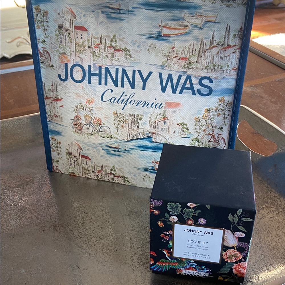 NEW Johnny Was Love 87 Floral Black Candle - Picture 9 of 10